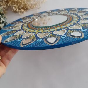 Mandala Reflexo • Pontilhismo com Espelhos (28,5 cm)