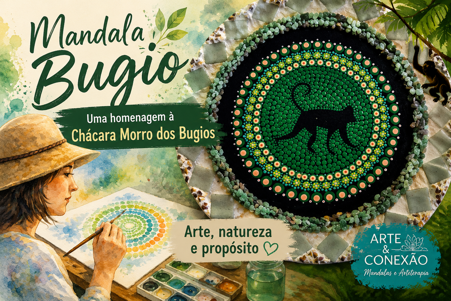 Leia mais sobre o artigo Quando a natureza inspira a arte: a história da Mandala Bugio