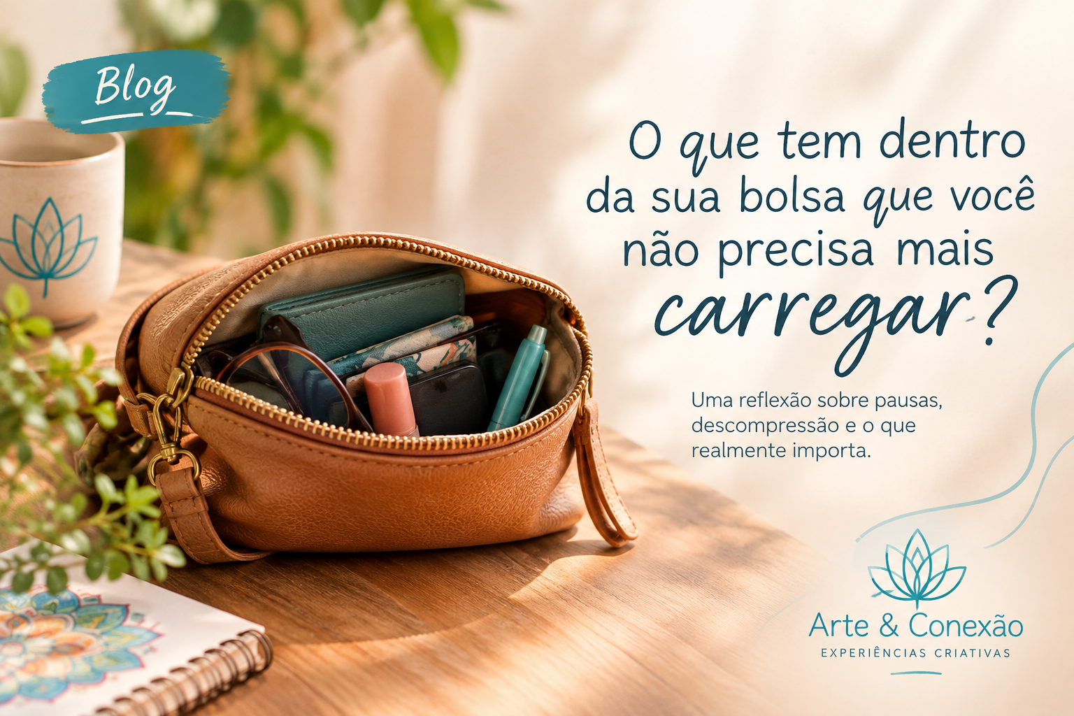Leia mais sobre o artigo O que tem dentro da sua bolsa que você não precisa mais carregar?